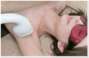 写真：医療レーザーなので永久脱毛が可能